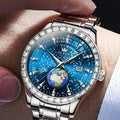 Men's Casual Luminous Starry Sky Dial