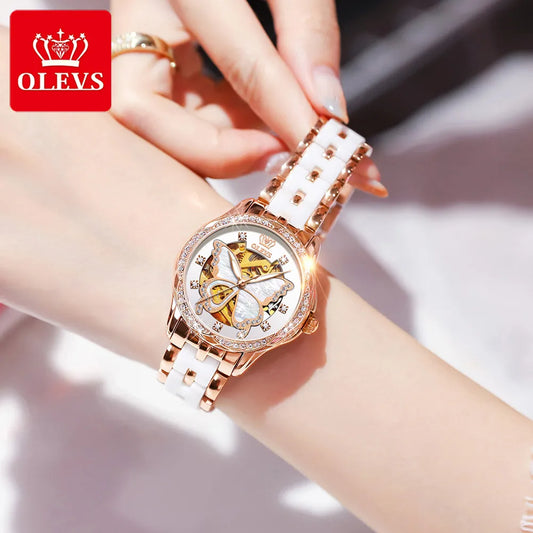 OLEVS 6622 Luxury Brand Ladies Wrist Watch