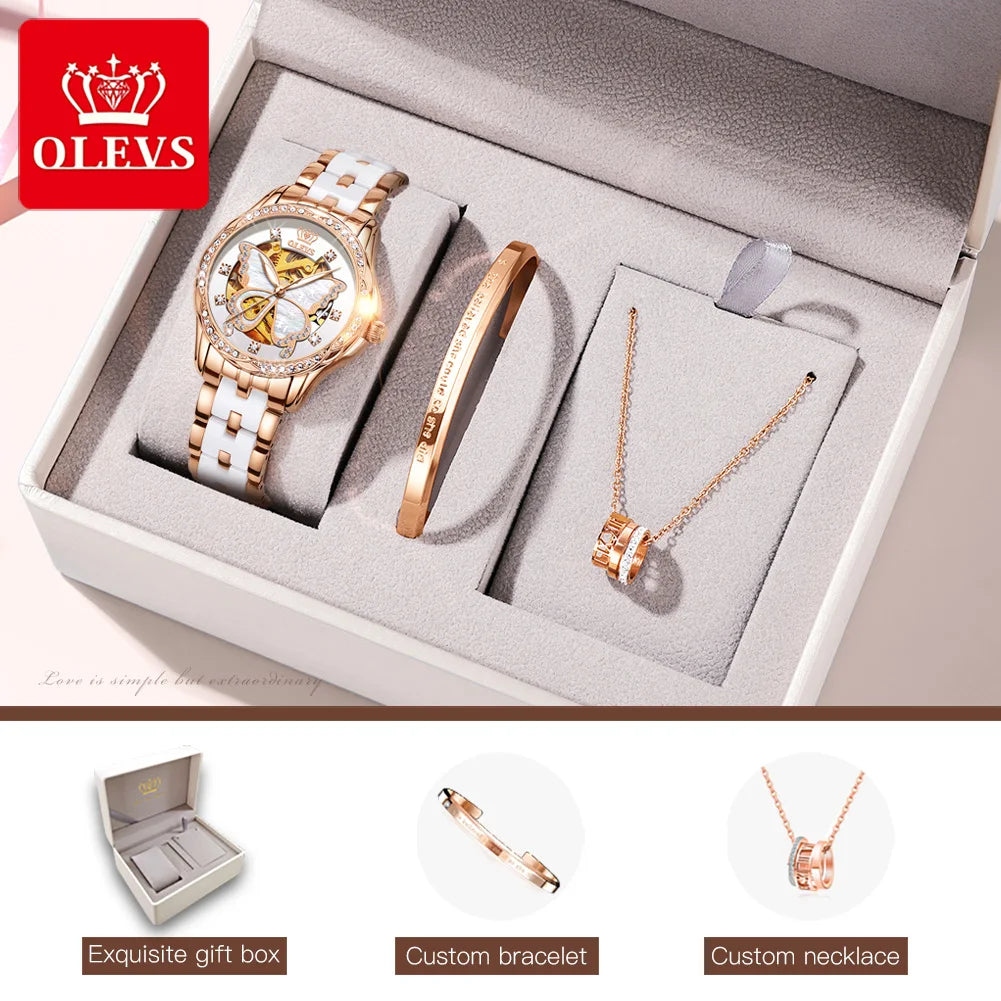OLEVS 6622 Luxury Brand Ladies Wrist Watch