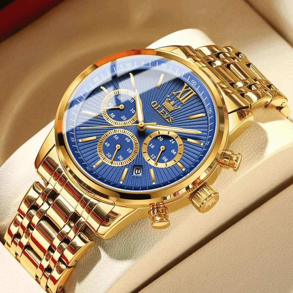 Men's Gold Fashion Luminous Chronograph TY709