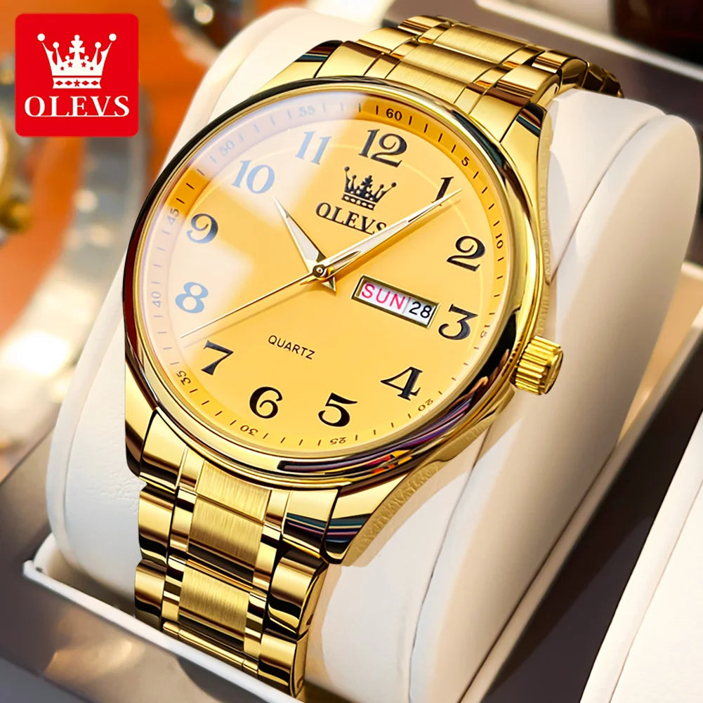 OLEVS Classic Men's Clock 5567