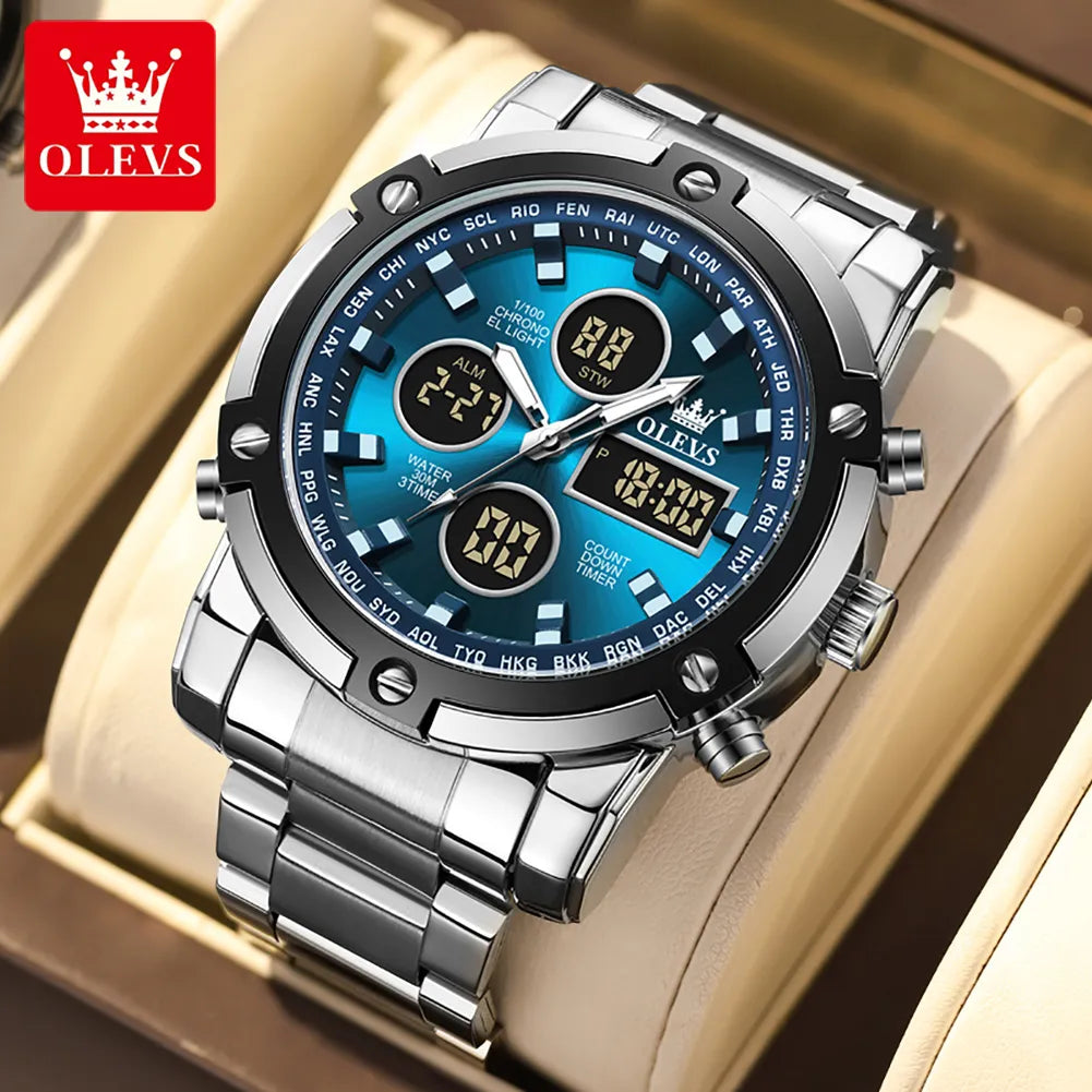 OLEVS 1106 Men's Multifunctional Electronic Waterproof Luminous