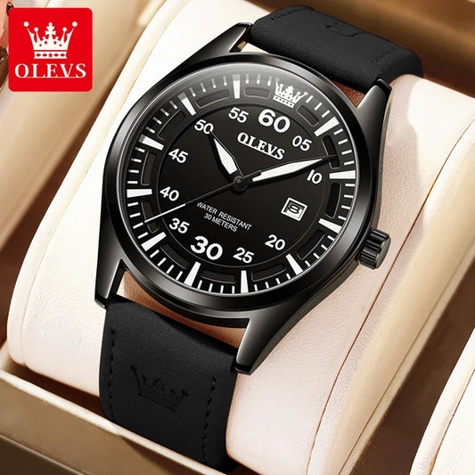 OLEVS 9962 Men's Leather