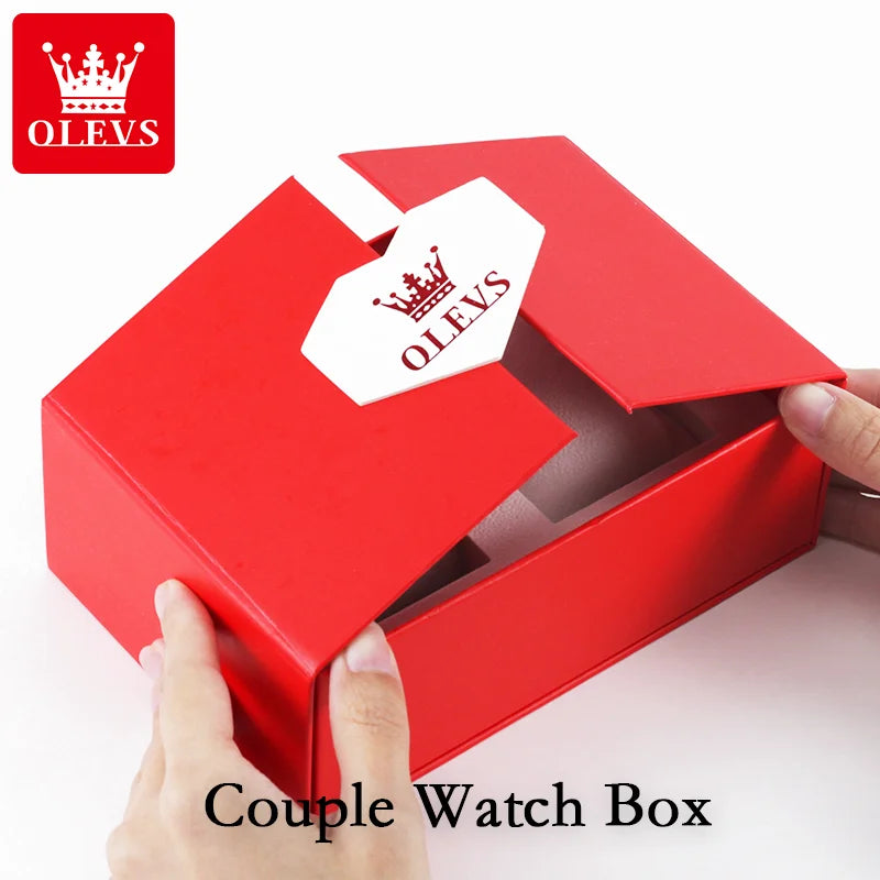 OLEVS 2856+2897 Couple Waterproof Luminous Moon Phase