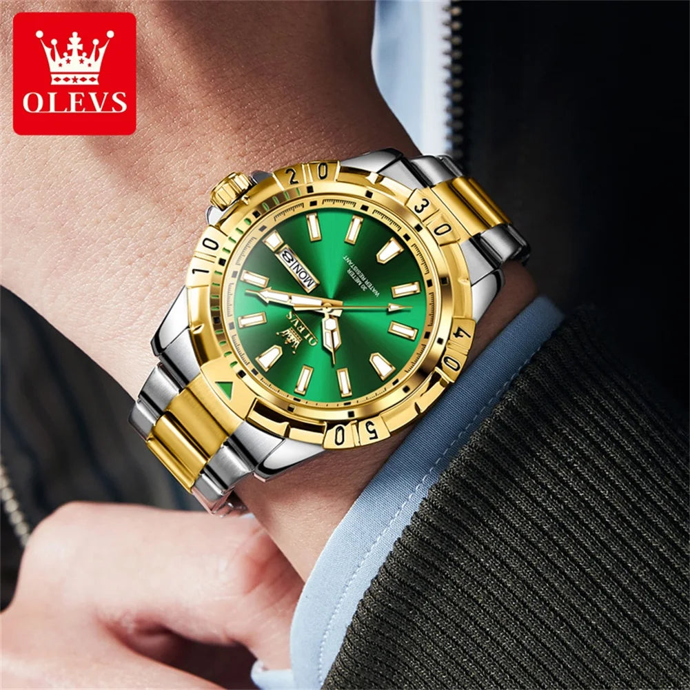 OLEVS 5560 Men's Diver Style Classic Luminous Reloj