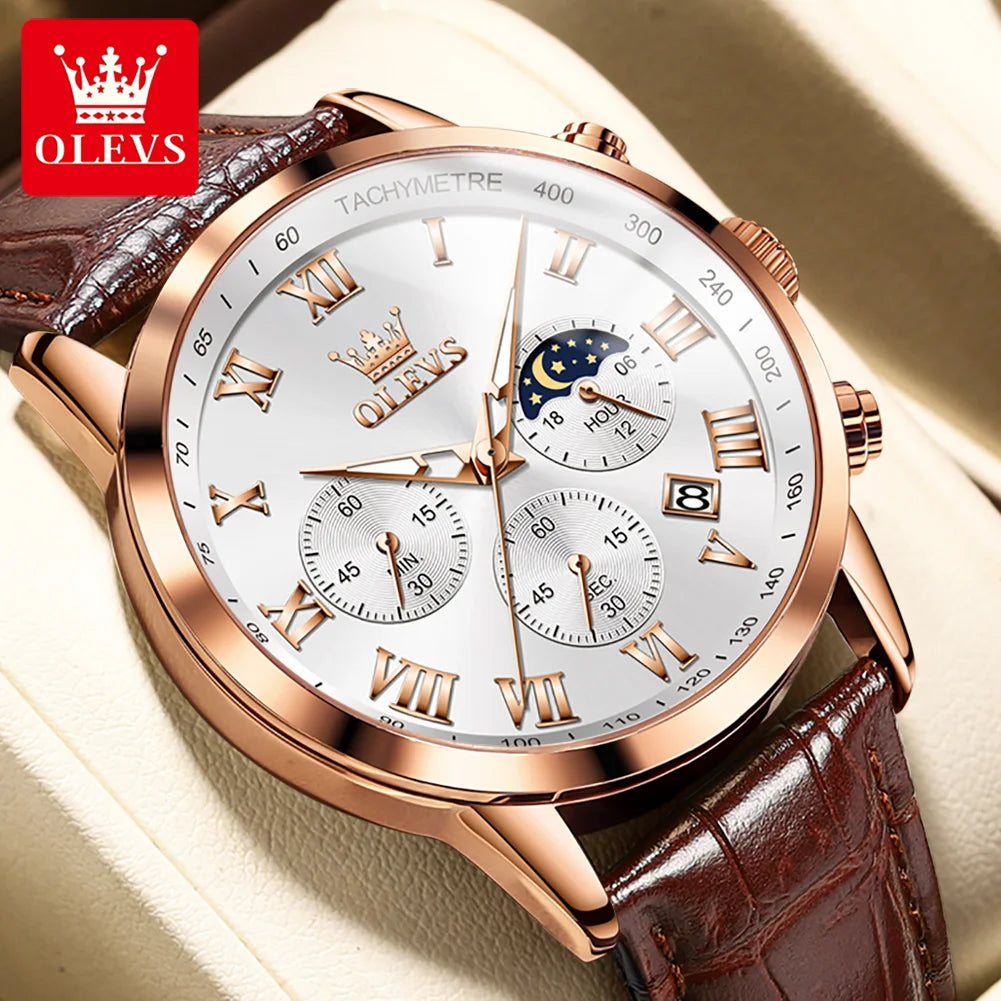 OLEVS 5529 Men's Classic Analog Multifunction Chronograph