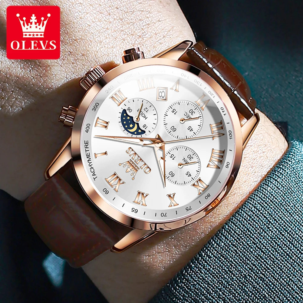 OLEVS 5529 Men's Classic Analog Multifunction Chronograph