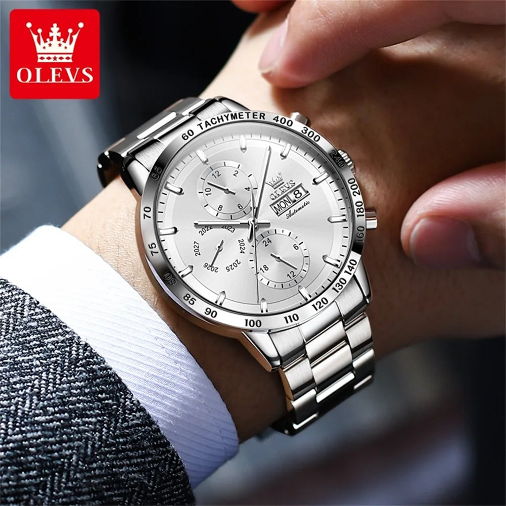 OLEVS 6683 Men's Perpetual Calendar
