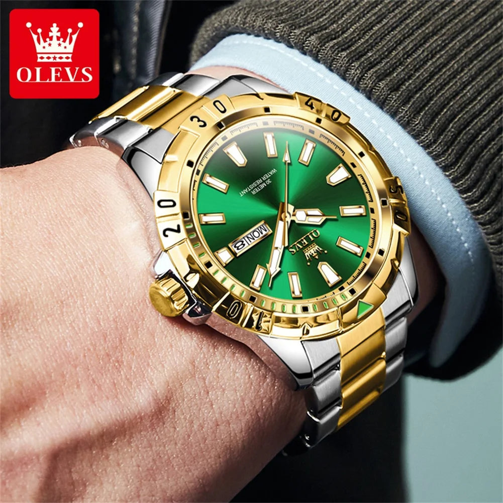 OLEVS 5560 Men's Diver Style Classic Luminous Reloj