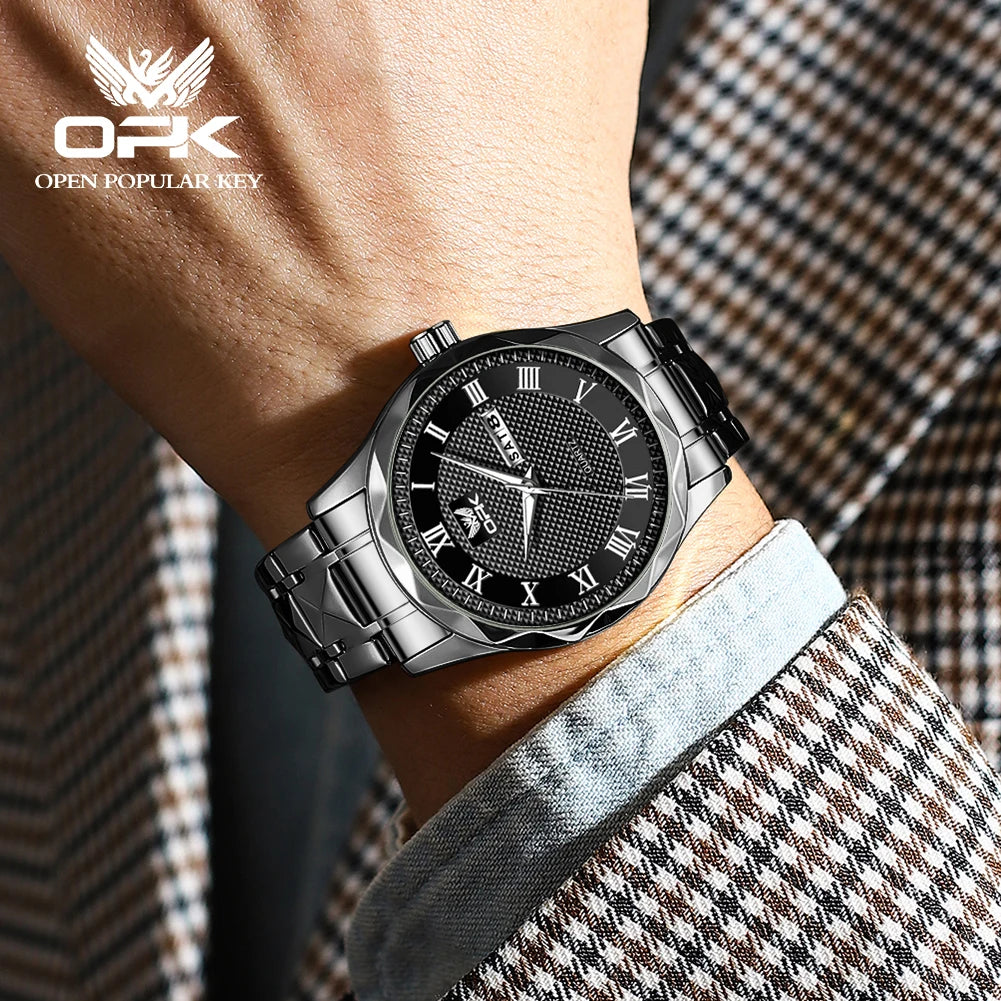 OPK 8166 Men's Grid dial reloj