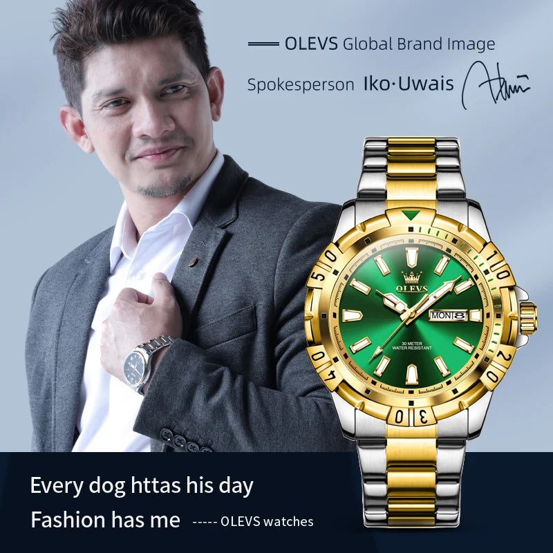 OLEVS 5560 Men's Diver Style Classic Luminous Reloj