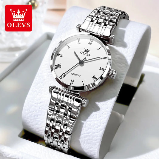 OLEVS Casual 5592 Elegant Waterproof Stainless Steel Wristwatch